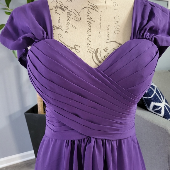 Purple Prom Dress - Picture 2 of 9